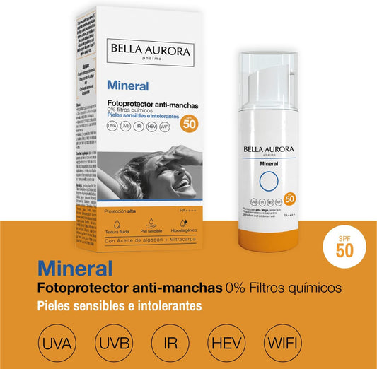 Bella Aurora Protector Solar Facial 50 - Gel-Crema 50 Ml