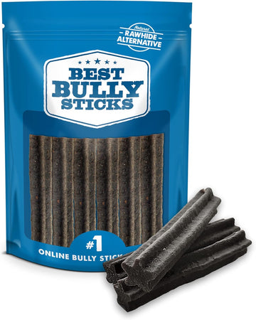 Best Bully Sticks All-Natural Doggie Dental Chews - Star Shaped Beefy Dental Chews - Limited Ingredient, Collagen, Real Beef, 100% Digestible - Promotes Dental Hygiene And Health - 6 Pack