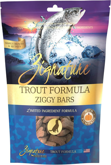 Zignature Trout Limited Ingredient Formula Biscuit Dog Treats 12Oz