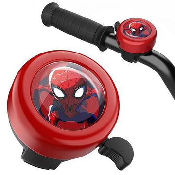 NPAOEIO Bicycle Bike Bell for Kids - Cool Cartoon Bicycle Bell Aluminum Bike Bell with Loud Clear Sound - Universal Fit for Bikes and Scooters,Bike Accessories for Kids Adults(Red-ZZX)