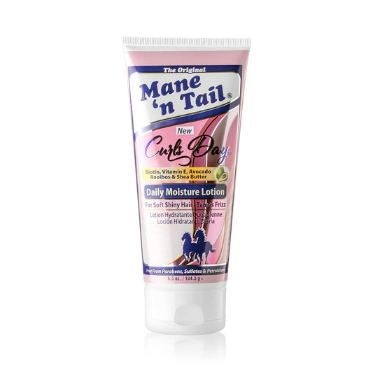 Mane 'N Tail Daily Moisture Lotion With Biotin, Vitamin E, Avocado, Rooibos & Shea Butter For Shiny Hair, Curly Hair Type, Lotion Item Form, Coconut Scent, Natural Material Feature