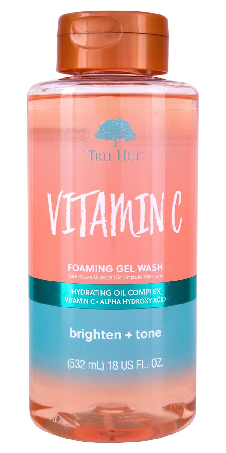 Tree Hut Vitamin C Nourishing & Moisturizing Foaming Gel Wash, 18 Oz