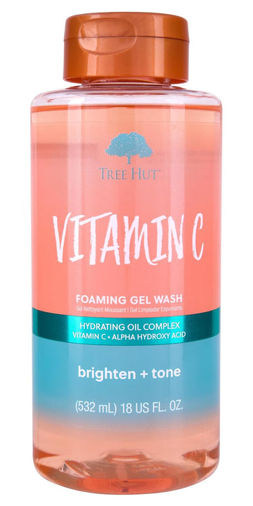 Tree Hut Vitamin C Nourishing & Moisturizing Foaming Gel Wash, 18 Oz