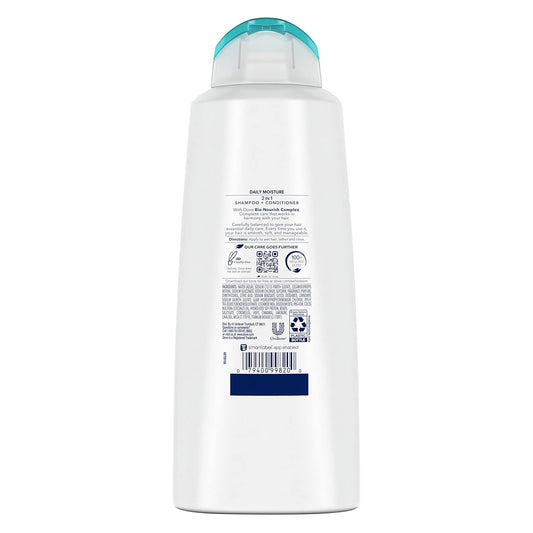 Dove Shampoo & Conditioner Daily Moisture 20.4 Oz