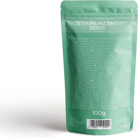 Mystic Moments Cetearyl Alcohol Wax 500G | Vegan Gmo Free