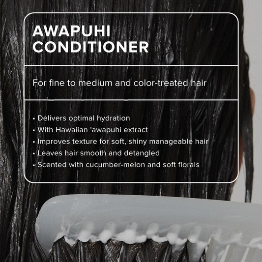 Paul Mitchell Awapuhi Conditioner, Lightweight Rinse, Balances Moisture, For All Hair Types, Especially Fine To Medium + Color-Treated