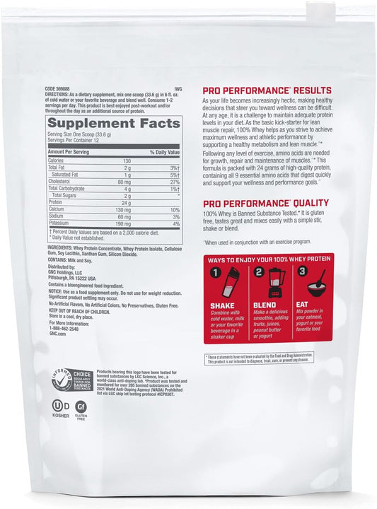 Gnc Pro Performance 100 Whey - Unflavored