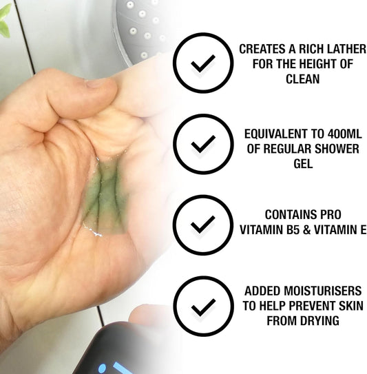 Men-Ü Citrus & Mint Fragrance Mens Shower Gel 100Ml, Mint Shower Gel. High Performance & Longer Lasting. Travel & Vegan Mens Body Wash - 100Ml
