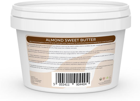 Mystic Moments | Almond Blended Butter 500g - Natural Cosmetic Butters Vegan GMO Free