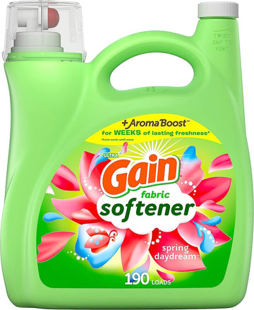 Gain Laundry Fabric Softener Liquid, Spring Daydream, 164 Fl Oz, 190 Loads