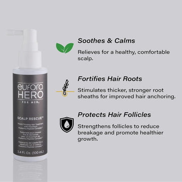 Eufora Hero For Men Scalp Rescue 3.4 Oz