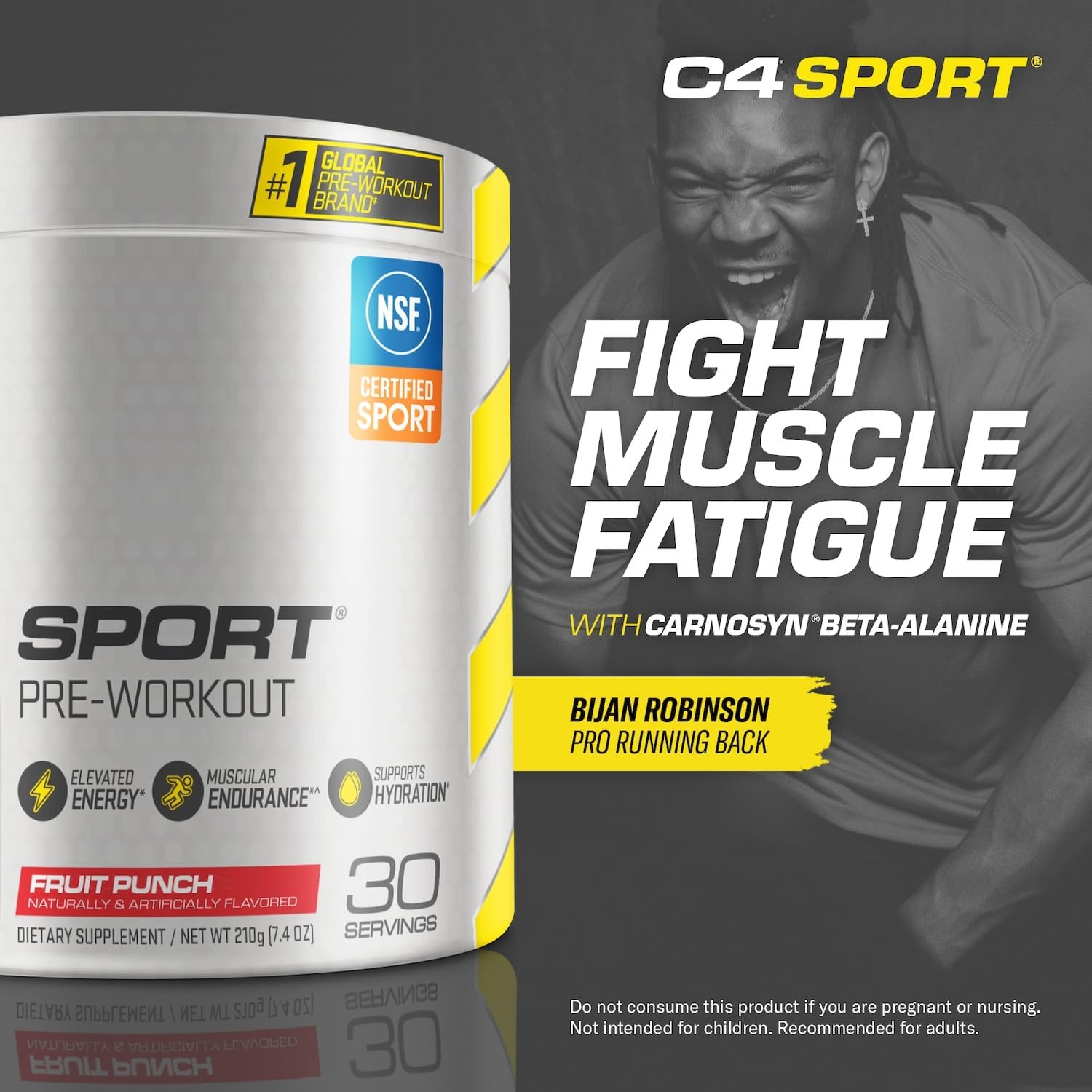 Cellucor C4 Sport Pre Workout Powder Fruit Punch - NSF Certified for Sport | 30 Servings, Packaging may vary. : Health & Household