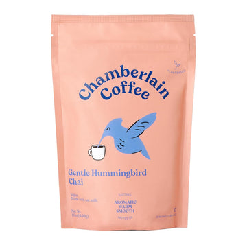 Chamberlain Coffee Gentle Hummingbird Chai Mix - Warm, Aromatic Vegan Chai With Oat Milk, Vanilla & Spices - Hot Or Iced Instant Chai Latte - 10Oz - 10 Servings