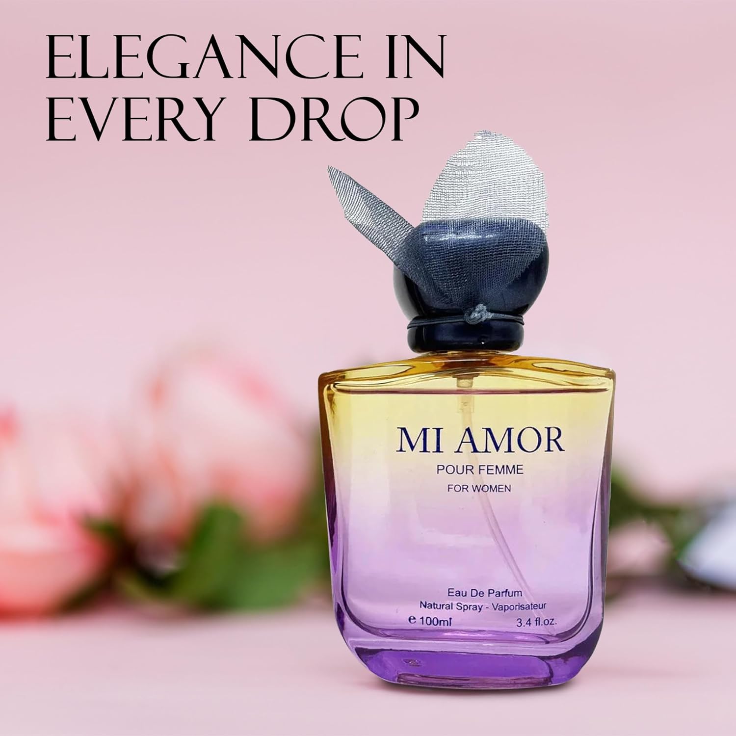 Black Opinion Perfume For Women Sweet And Irresistible Eau De Parfum Natural Spray Long Lasting 3.4 Fl Oz Fragrance For Daily Elegance