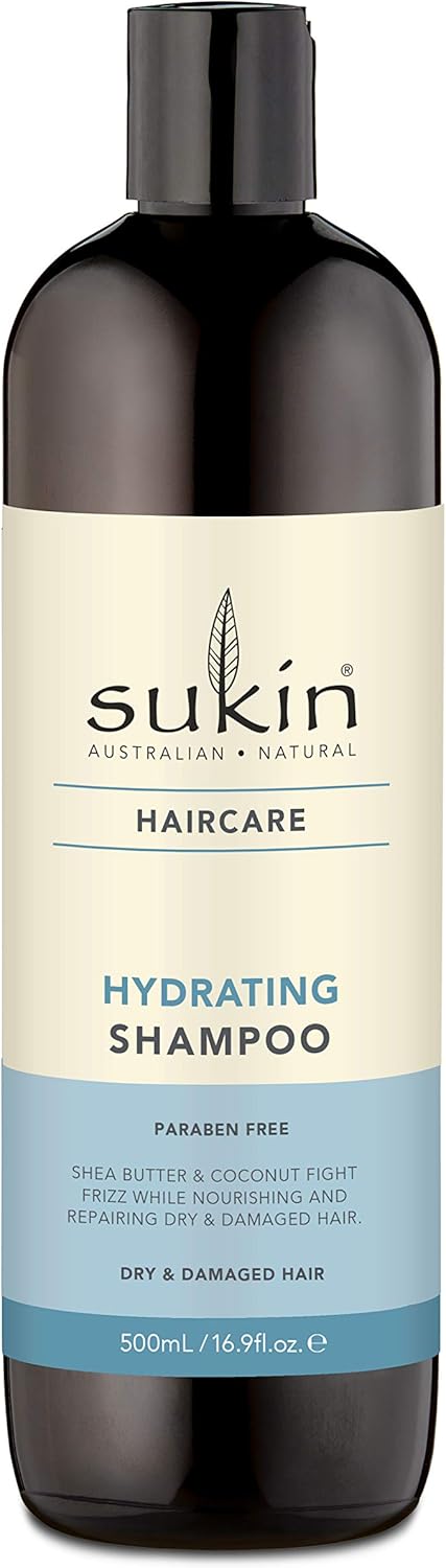Sukin Natural Hydrating Shampoo, Coconut, 500 Millilitre