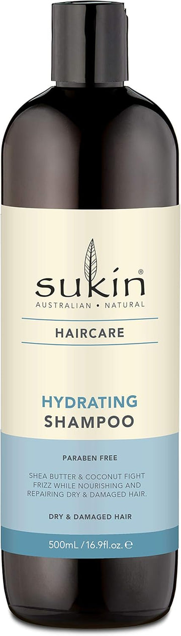 Sukin Natural Hydrating Shampoo, Coconut, 500 Millilitre