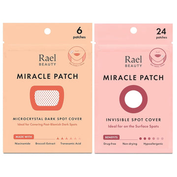 Rael Miracle Bundle - Microcrystal Dark Spot Cover (6 Count), Invisible Spot Cover (24 Count)