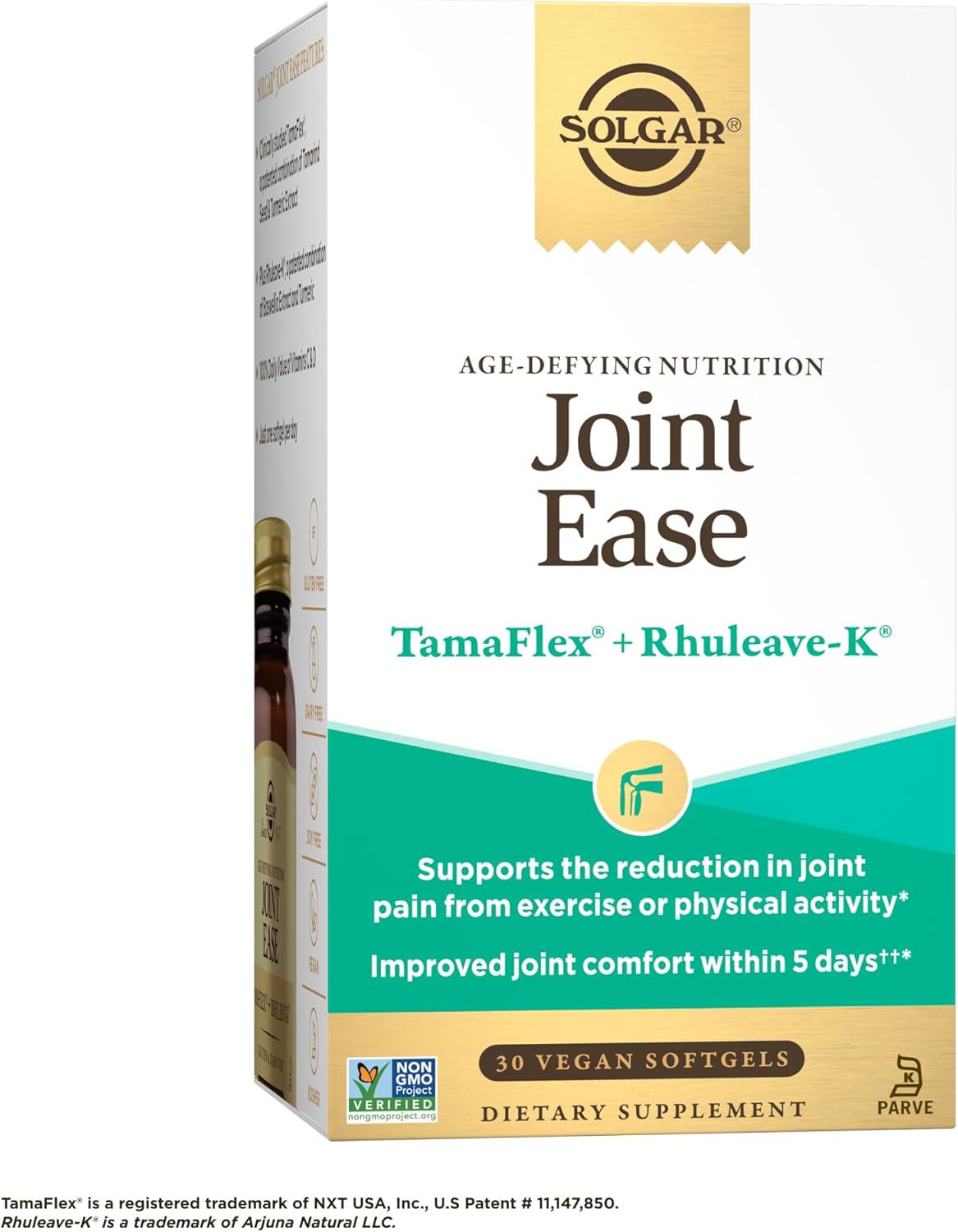 Solgar Joint Ease Age-Defying Nutrition For Men & Women—Support Joint Health With Boswellia And Turmeric Extracts, Vitamins D & C, One Softgel Daily, Vegan, Dairy, Soy And Gluten Free, 30 Servings