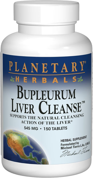 Planetary Formulas Herbals Bupleurum Liver Cleanse 545 mg Supports the Natural Cleansing Action of the Liver - 150 Tablets hhh-kyyy-tra-rat5731 (Pack of 1)