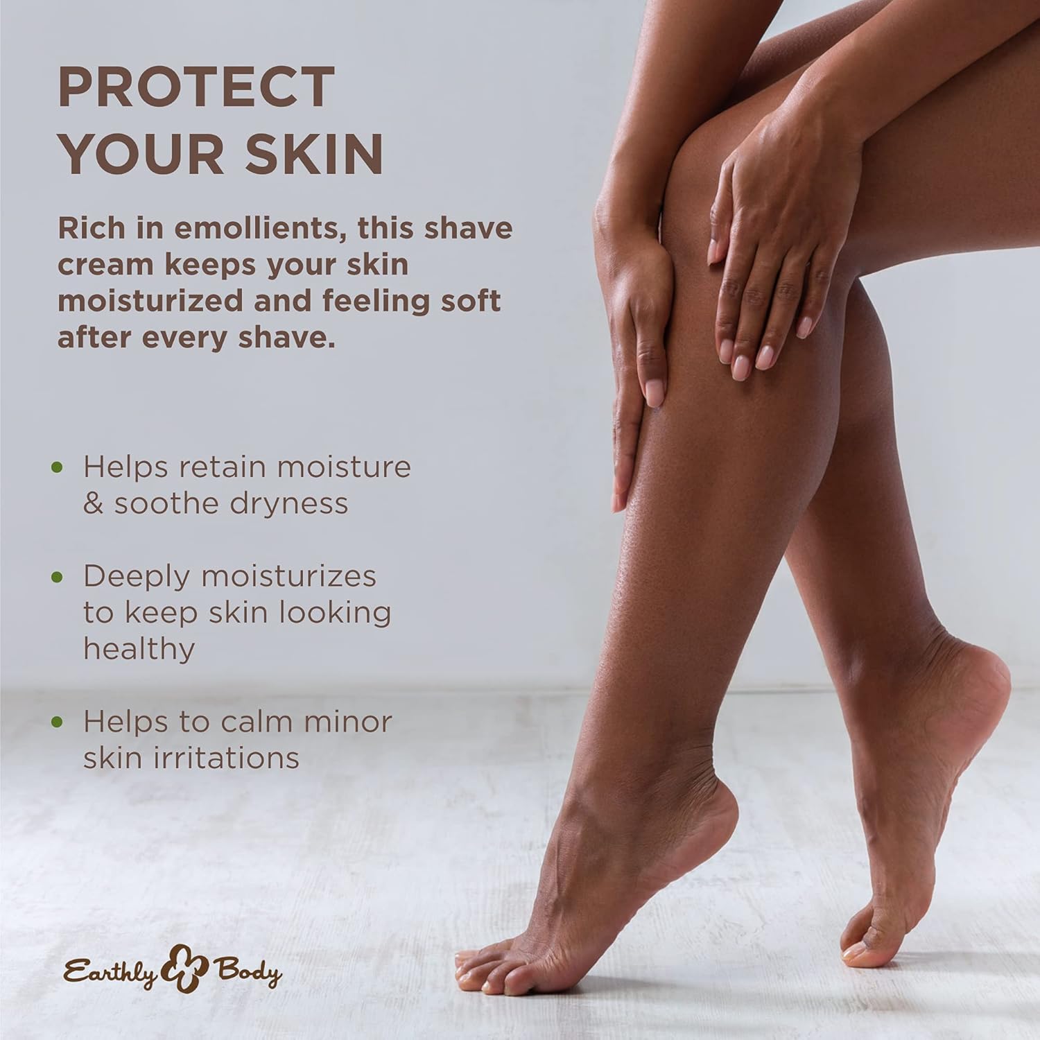 Earthly Body Miracle Oil Shave Cream, 16 Oz - Helps Reduce Nicks, Small Cuts & Skin Irritation - With Tea Tree, Hemp Seed & Argan Oils - 100% Vegan, Cruelty Free : Beauty & Personal Care