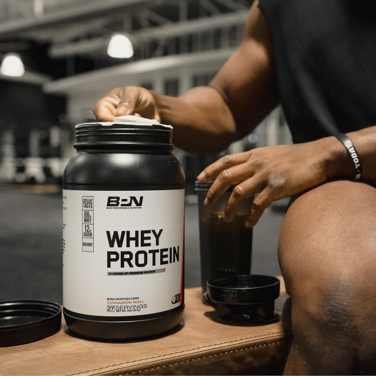 BARE PERFORMANCE NUTRITION, BPN Whey Protein + Casein Protein Powder Blend, Milk N' Cookies, 25g Protein per Serving Supports Lean Muscle Recovery, 27 Servings, Third Party Tested : Health & Household