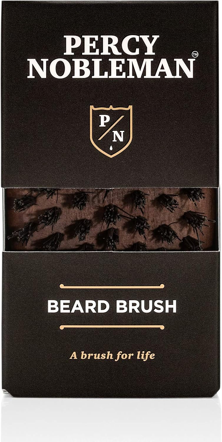 Percy Nobleman Vegan Beard Brush, Men'S Brush, Pack Of One