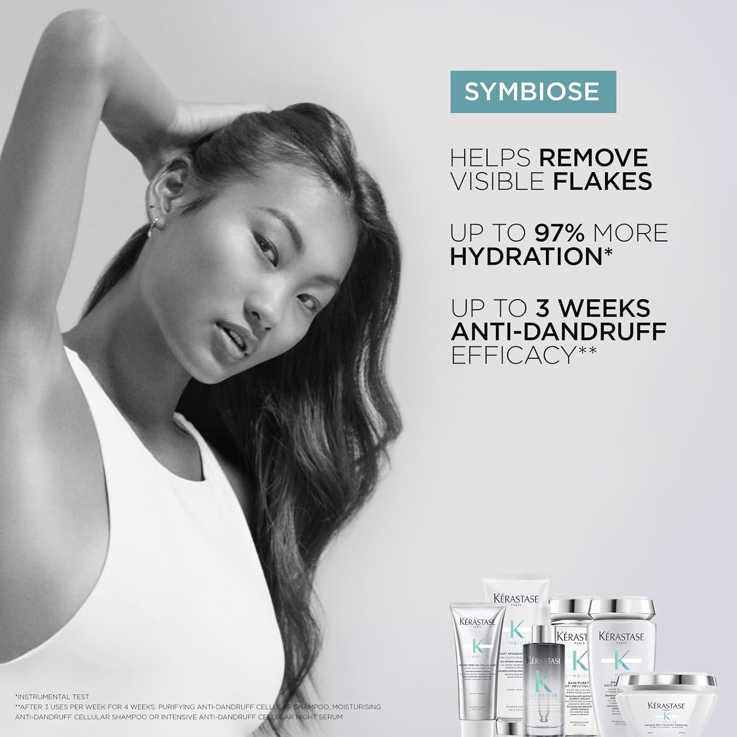 Kérastase Symbiose, Moisturising Anti-Dandruff Cellular Shampoo, For Dry, Sensitive Scalps Prone To Dandruff, Sulphate-Free, Silicone-Free, Bain Crème Anti-Pelliculaire, 250 ml : Amazon.co.uk: Beauty