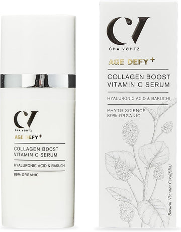 Green People Age Defy+ Collagen Boost Vitamin C Serum - Serum With Vitamin C - Paraben & Alcohol Free - Vegan, 30Ml