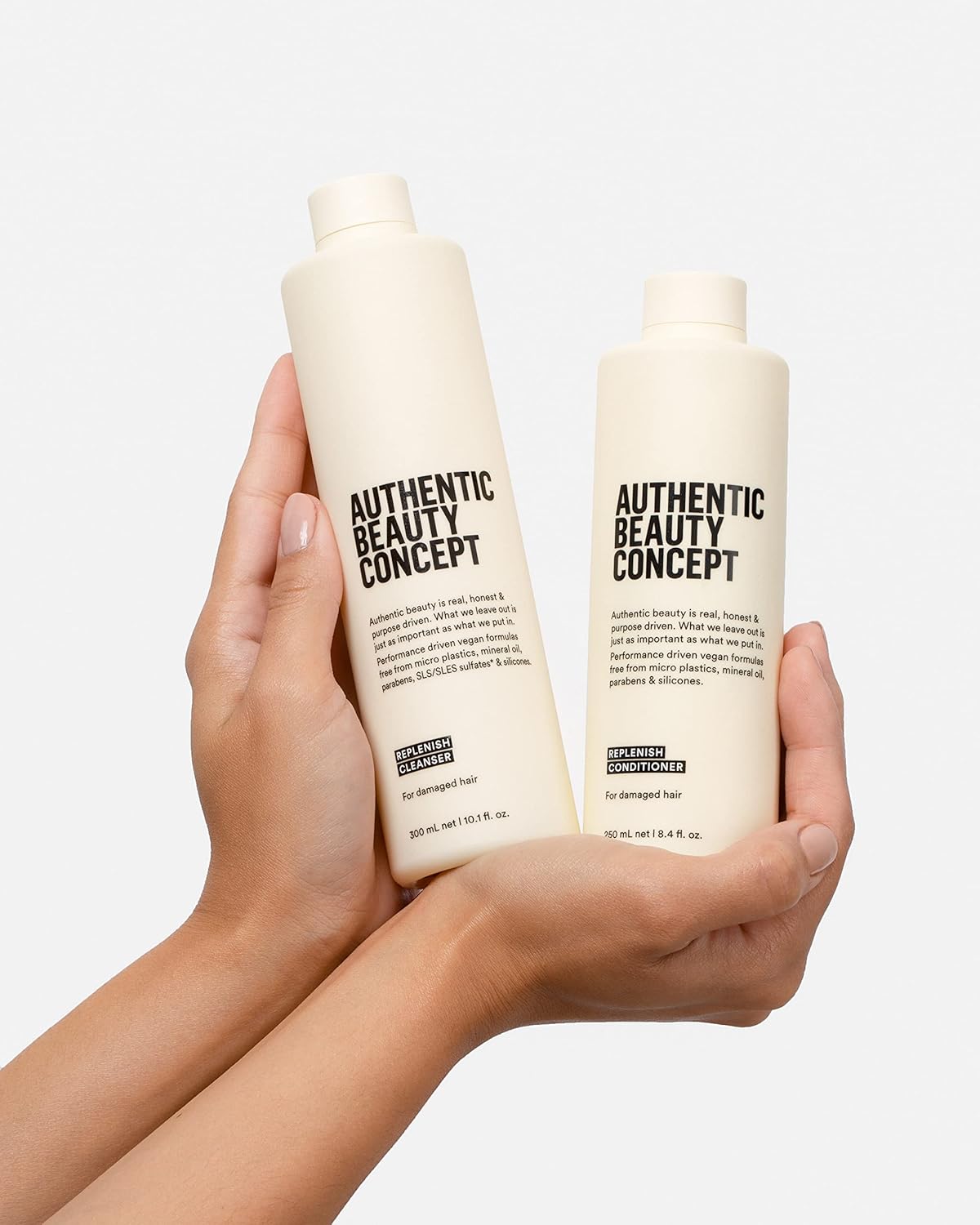 Authentic Beauty Concept Replenish Conditioner | Conditioner For Damaged Hair | Nourishes & Restores | Strengthens Hair Fiber | Vegan & Cruelty-Free | Silicone-Free | 1.6 Fl. Oz. : Beauty & Personal Care