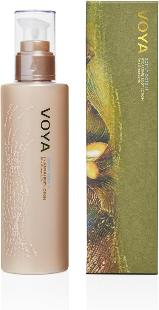 Voya Softly Does It Body Lotion, Seaweed And Plum Oil, Lime And Mandarin Scent