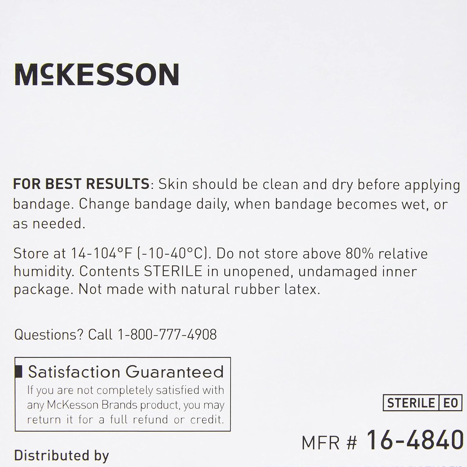 McKesson Adhesive Bandage Transparent Strip, Sterile, Silicone Adhesive, 1 in x 3 in, 10 Count, 1 Pack : Health & Household