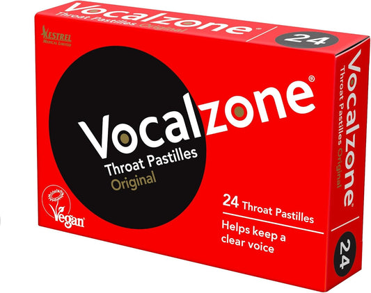 Vocalzone Original 3 Pack Bundle + Free Tin | Sore Throat Relief Pastilles