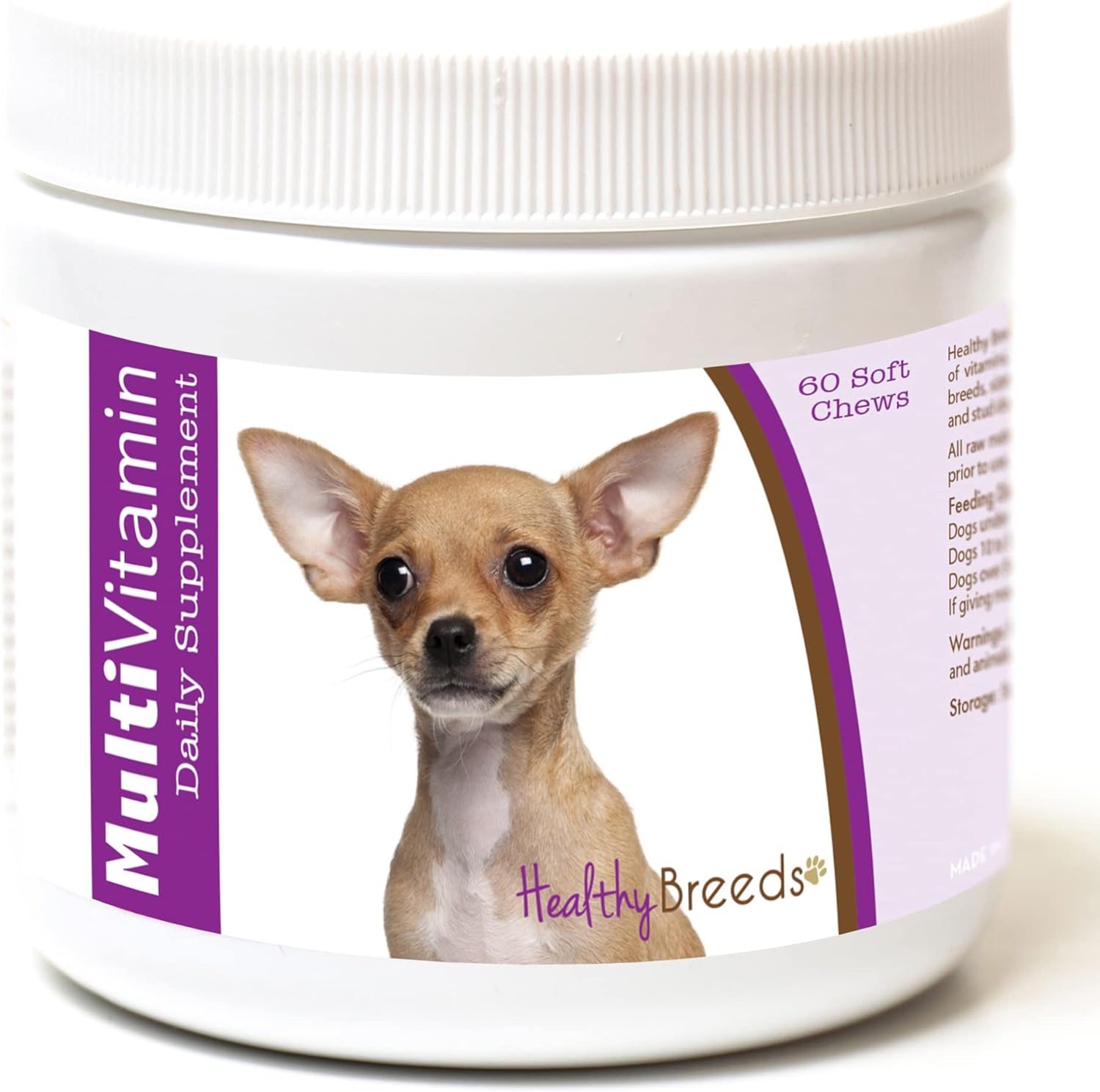 Healthy Breeds Chihuahua Multi-Vitamin Soft Chews 60 Count