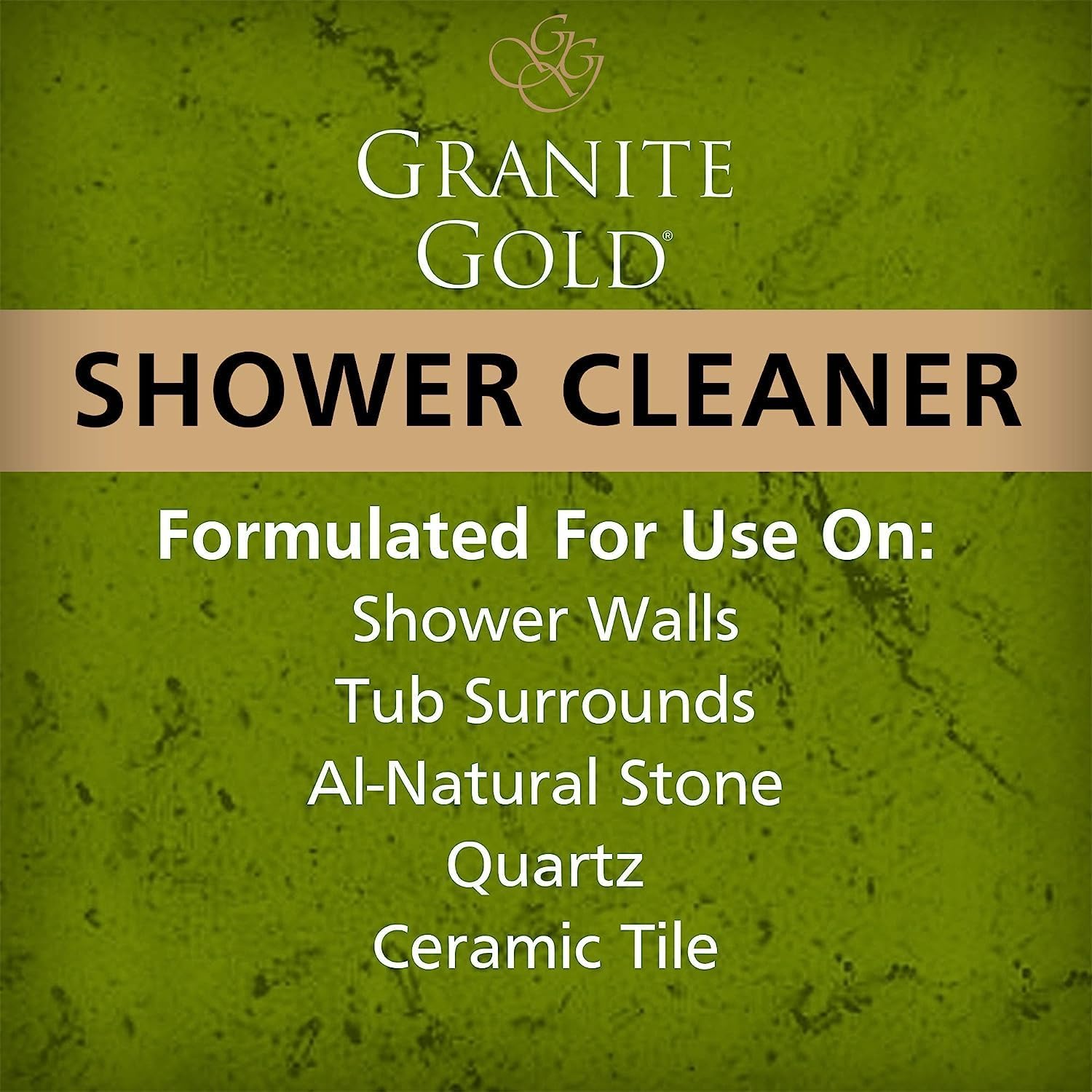 Granite Gold Shower Cleaner Spray For for Quartz, Granite, Marble, Ceramic, and Other Stone Tub Surfaces, 64 Fl Oz & 24 Fl Oz : Health & Household