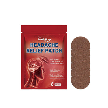 Relief Headache Patches - Natural Herbal Stickers for Headache Relief in Traditional Chinese Medicine (6 Patches)