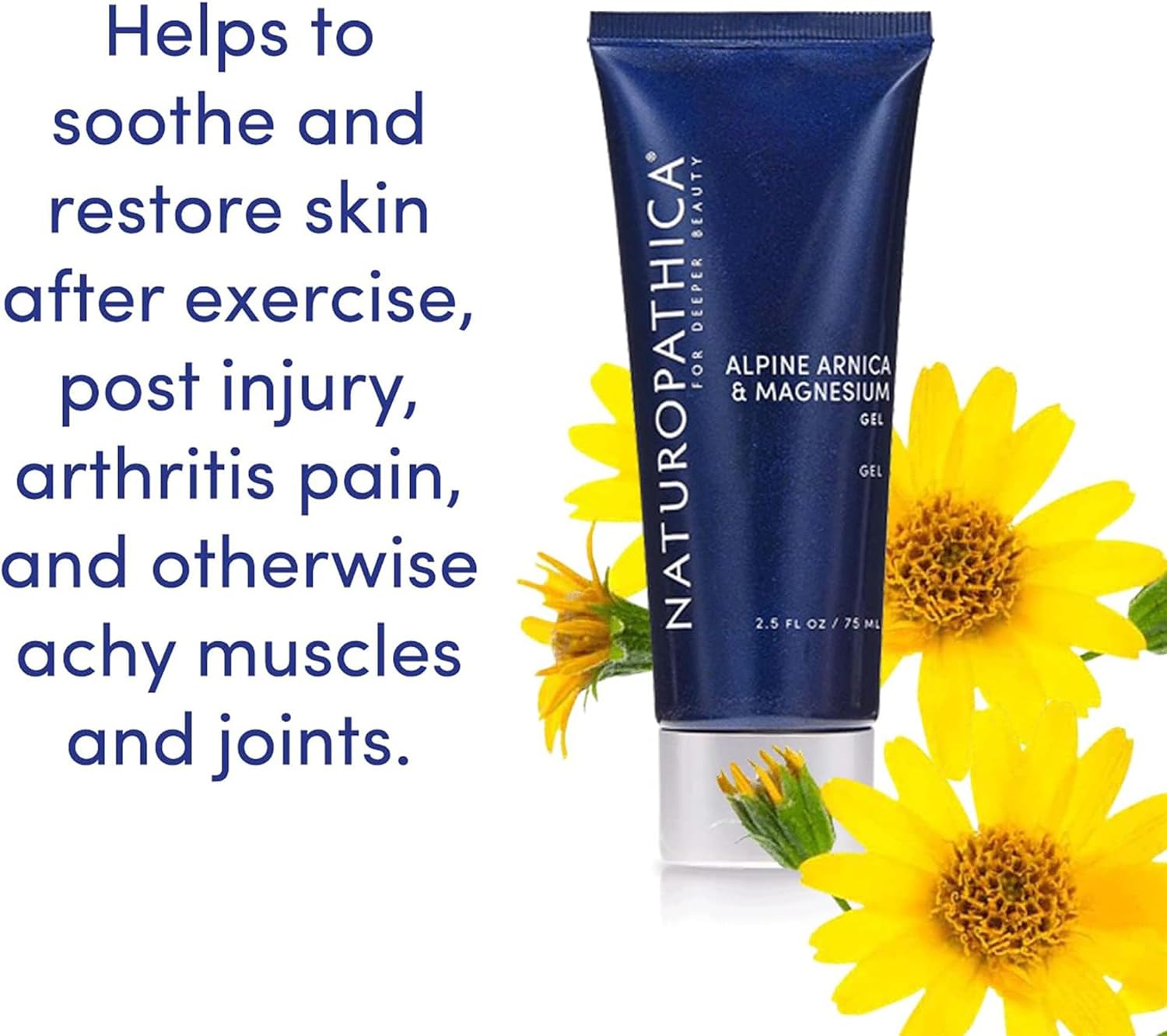 Naturopathica Alpine Arnica & Magnesium Gel, Cooling Massage Gel with 