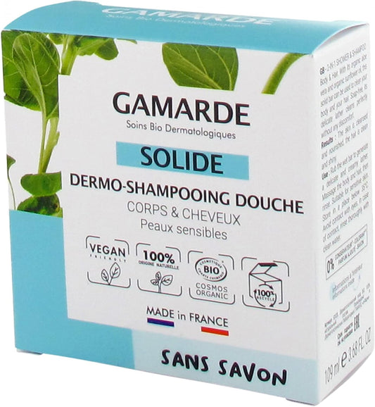 Gamarde Dermo-Shampoo Shower Solid Organic 109Ml