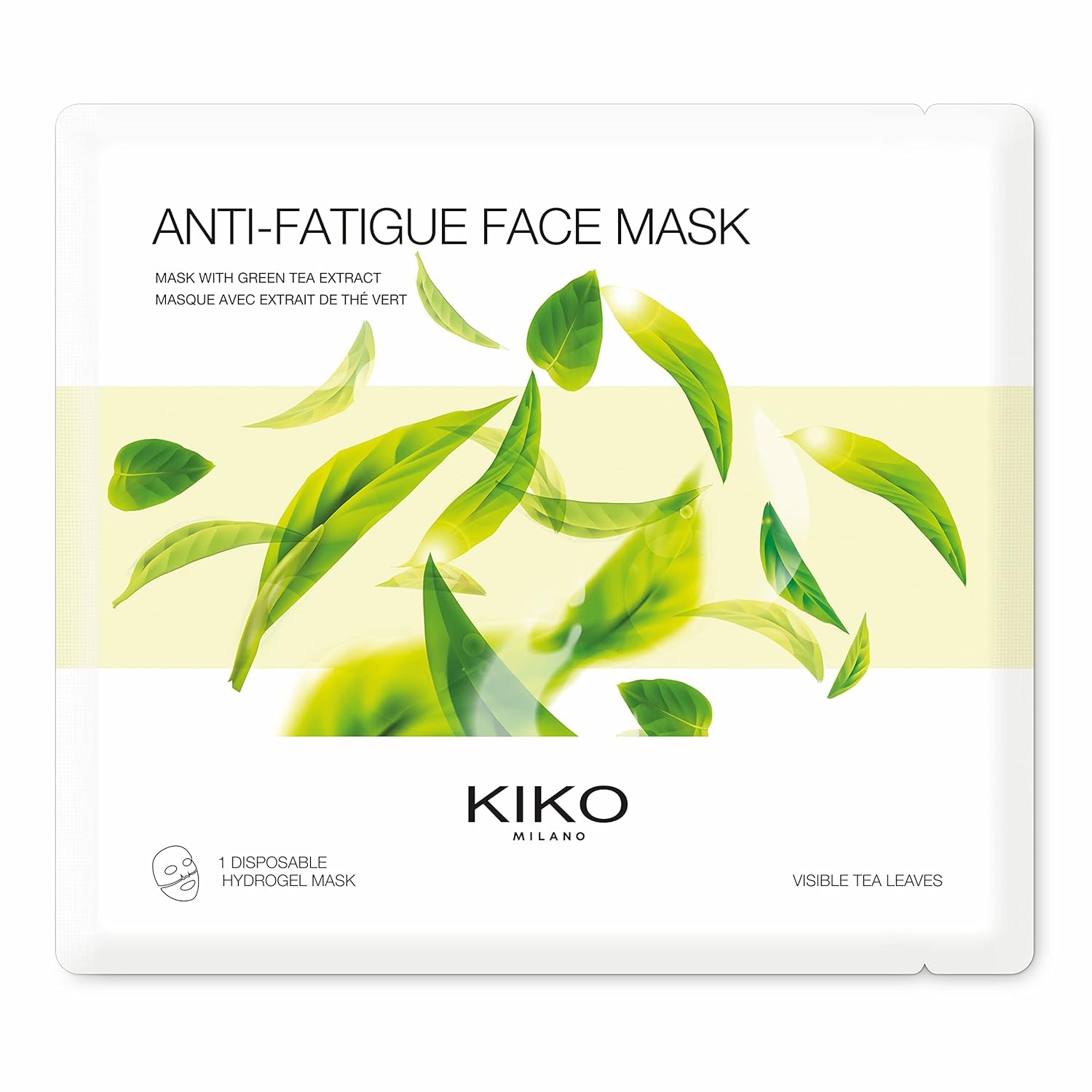 Kiko Milano Antifatigue Face Mask | Moisturising Hydrogel Face Mask With Green Tea Extract
