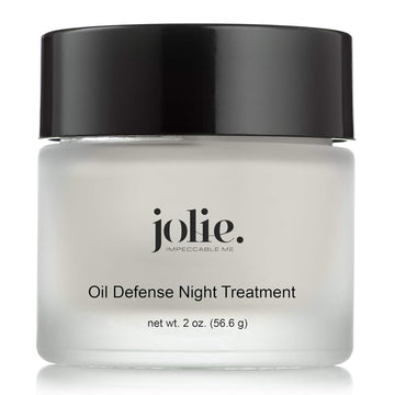 Jolie Oil Defense Night Treatment - P.M. Moisturizer For Oily/Combination Skin 2 Oz. : Beauty & Personal Care