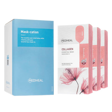 Mediheal Official [Korea'S No 1 Sheet Mask] - Collagen Essential Lifting & Firming Mask (30 Count)