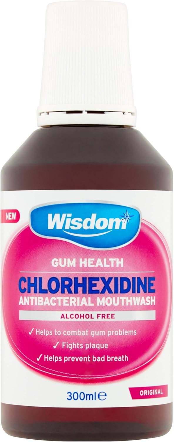 Wisdom Chlorhexidine Mouthwash Original - Alcohol Free 300Ml