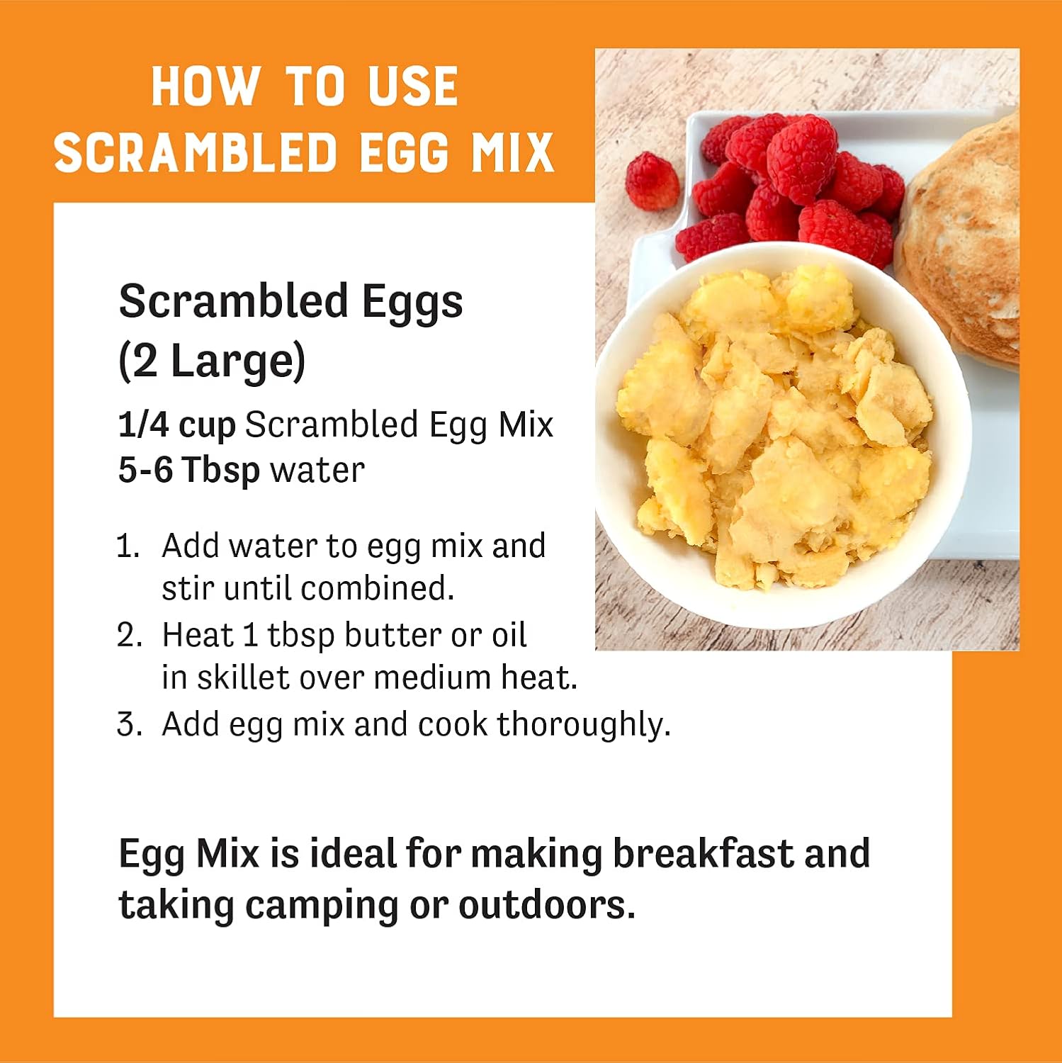 Judee’S Scrambled Egg Mix 11Oz - Pasteurized, 100% Non-Gmo,Gluten-Free & Nut-Free - For Baking And Homemade Scrambled Eggs - Made From Real Eggs And Real Dairy - Great For Travel Needs - Made In Usa