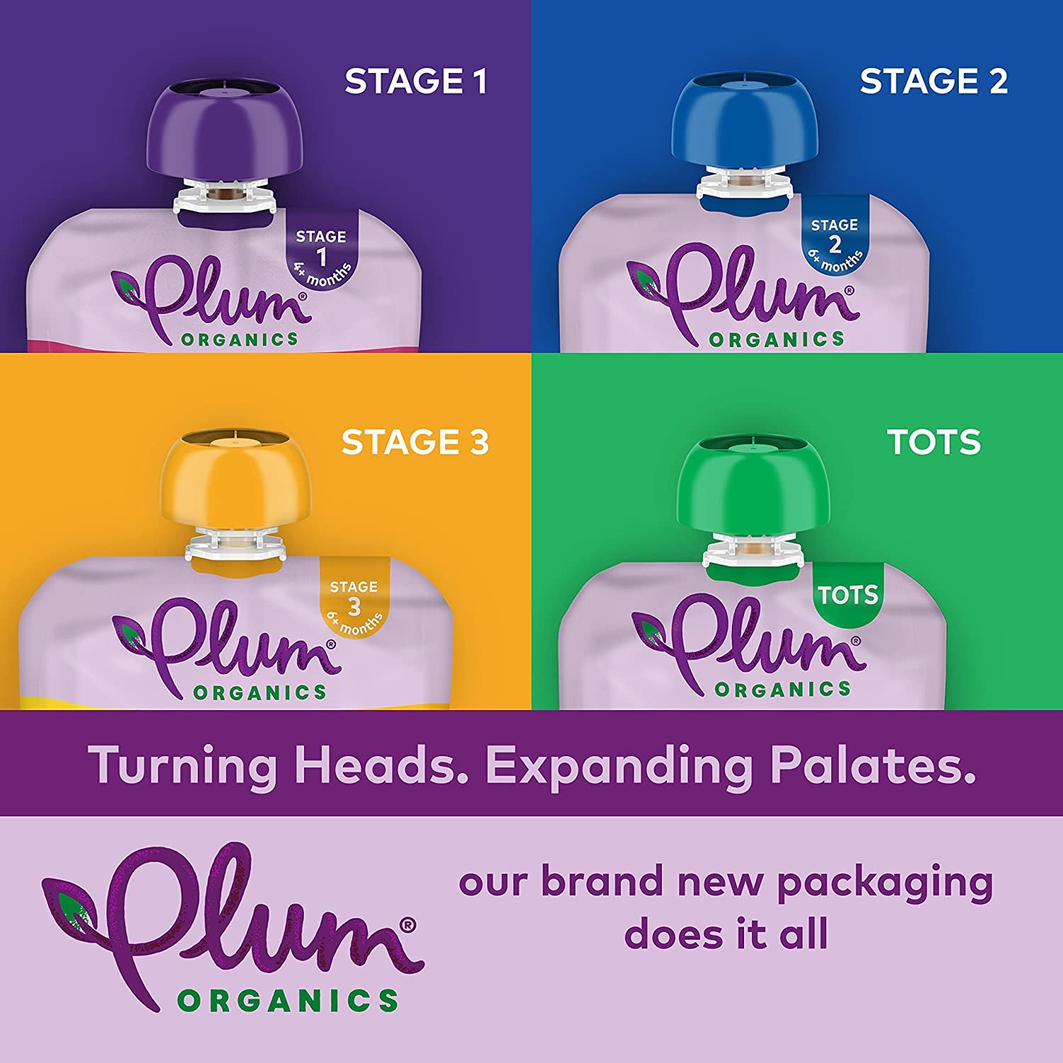 Plum Organics Mighty Morning Organic Toddler Food - Apple, Blackberry, Purple Carrot, Greek Yogurt, and Oat - 4 oz Pouch - Organic Fruit and Vegetable Toddler Food Pouch : Baby