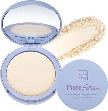 The Beauty Crop Porefilter Pressed Powder - Blurs Pores & Controls Shine - Fair Shade - 0.34 Oz