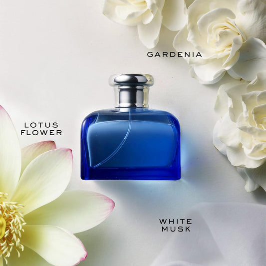 Ralph Lauren Fragrances - Blue - Eau De Toilette - Women'S Perfume - Fresh & Floral - With Gardenia, Jasmine, And Lotus Flower - Medium Intensity