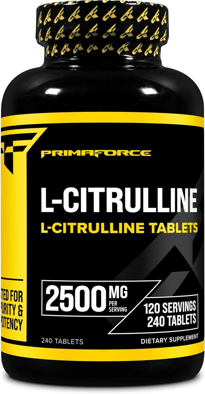 Primaforce L-Citrulline 2500mg, 240 Tablets, 120 Servings