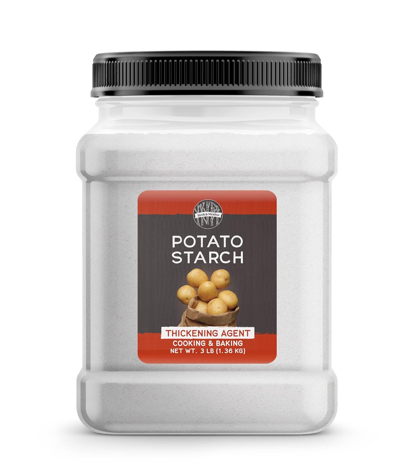 Birch & Meadow Potato Starch, 3 Lb, Cooking & Baking, Thickening Agent