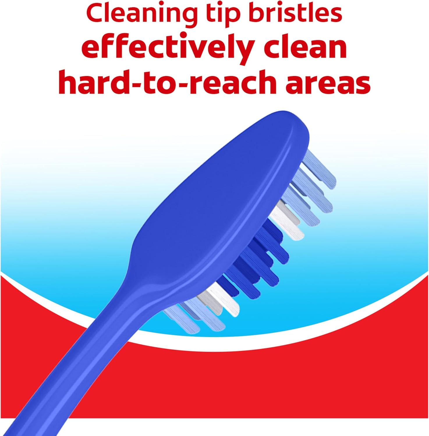 Colgate Extra Clean Toothbrush, Medium Bulk Toothbrush Pack, Adult Medium Bristle Toothbrushes with Ergonomic Handle and Circular Cleaning Bristles, Helps Remove Surface Stains, 6 Pack : Health & Household