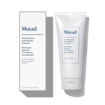 Murad Eczema Control Soothing Oat And Peptide Cleanser – Gentle Face Cleanser For Sensitive Skin – Creamy, Hydrating Facial Skin Care Treatment – Relief From Dryness And Irritation, 6.75 Fl Oz