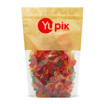 Yupik Mini Gummy Worms, 2.2 Pound, Pack of 1